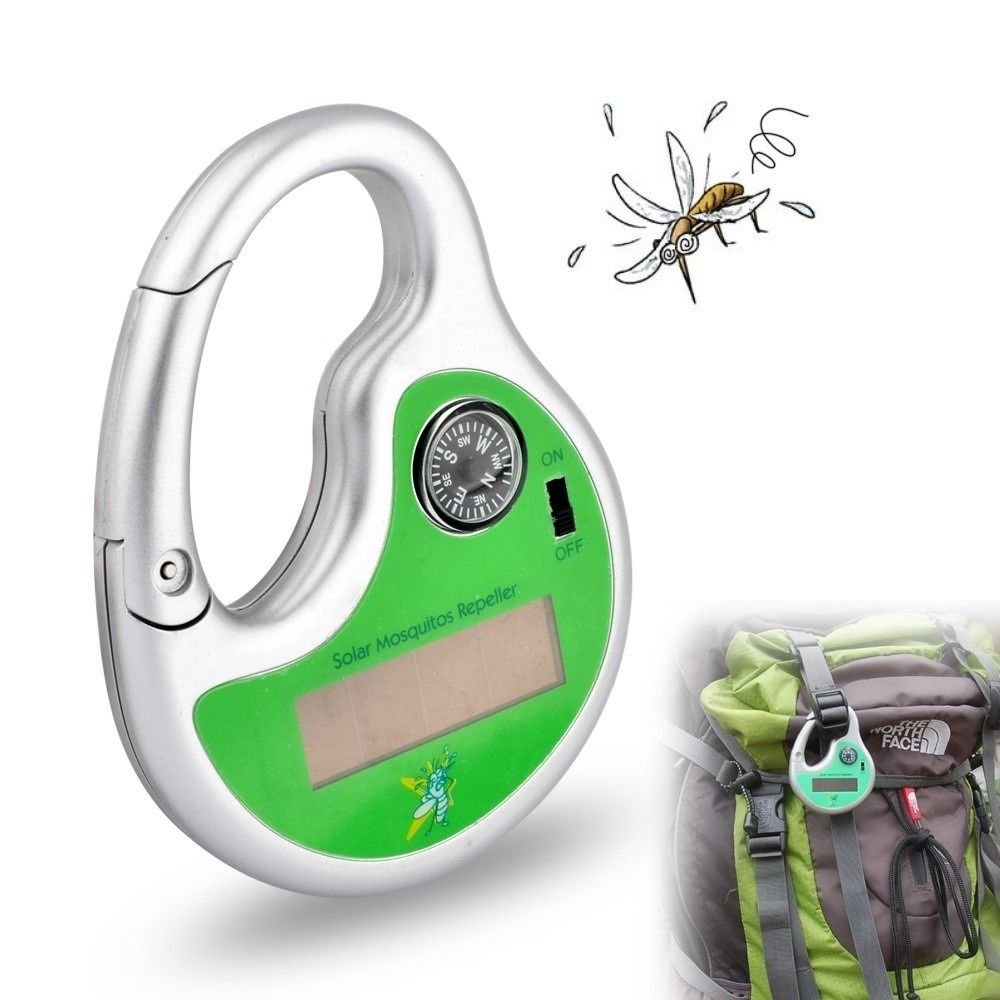 Garden Sonic Wave Mosquito Repeller Outdoor Portable Solar Power With Compass