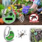 Garden Sonic Wave Mosquito Repeller Outdoor Portable Solar Power With Compass
