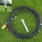 10m/33Ft Micro Garden Misting Cooling System Atomization Spray Nozzle