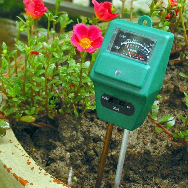 Pro 3 in1 PH Sunlight Hydroponics Analyzer Smart Wood Soil Moisture Meter Sensor
