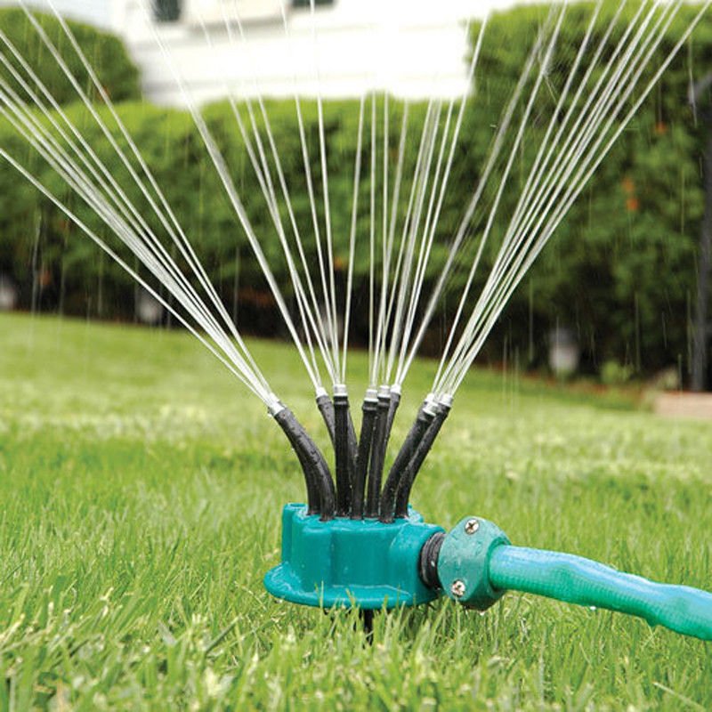 360&Acirc;&deg; Sprinkler Garden Irrigation Multi-nozzle Lawn Green Roof Cooling Rotation