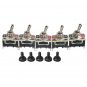 5pcs/Lot Heavy Duty 2 Pin ON/OFF Rocker Toggle Switches Mayitr Waterproof Boot