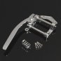 Zinc Alloy Guitar Tremolo Bridge Silver Vibrato Tailpiece for Electric Guitar