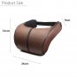 PU Leather Car Auto Seat Neck Pillow Memory Foam Head Neck Rest Headrest Cushion
