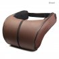 PU Leather Car Auto Seat Neck Pillow Memory Foam Head Neck Rest Headrest Cushion