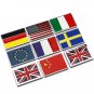 Country National Flag Hot Metal Stickers Car Styling Motorcycle Accessories Badg