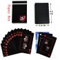 Waterproof PVC Poker High Quality Black Plastic Playing Cards Poker Game Table