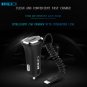 Universal USB Car Charger 2.4A Fast Charge 2 in 1 Tipe C Lightning Micro USB