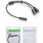 Ugreen RCA Cable 2RCA Male to Female 3.5mm Jack Aduio Cable Aux Cable for iPhone