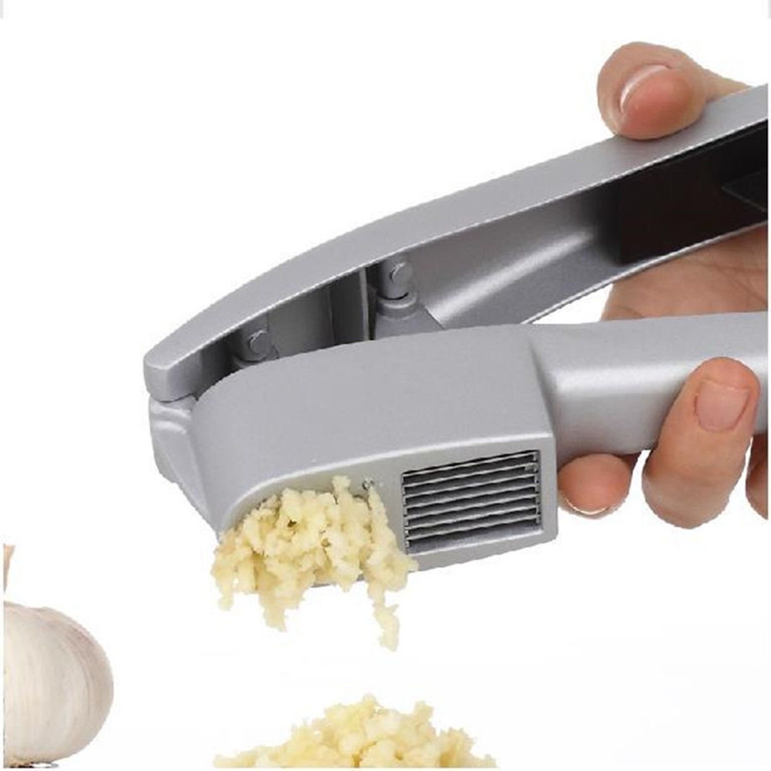 2 in 1 Garlic Press Slicer Crusher Chopper Cooking Squashe Kitchen GagdetsTool