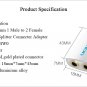 3.5mm Earphone Audio Splitter Connecter Adapter 1 Male to 2 Female PC Mobile MP3