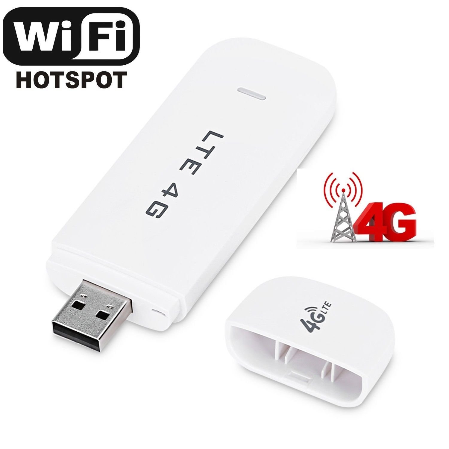 4G LTE 100Mbps USB Modem Network Adapter WiFi Antenna Hotspot Wireless Sim Dongl