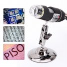 DANIU USB 8 LED 50X-500X 2MP Digital Microscope Endoscope Magnifier Video Camera