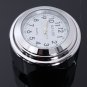 7/8inch 1inch Universal Motorcycle Handlebar Mount Waterproof Clock