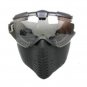 MARUI  Anti Fog Ventilated Tactical Airsoft Electric Full Face Mask Gas Mask