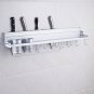 Aluminum Kitchen Storage Rack Organizer Pan Pot Cookware Holder 50cm Wall Mount