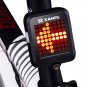 XANES 600LM German Standard Bike Front Light 64 LED Intelligent Brake Warning Bi