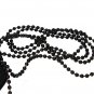 Men Black Military Army 2 Dog Tags Chain Pendant Necklace N045