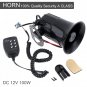 12V Vehicle Truck SUV ATV Auto Car Motorcycle Alarm Warning Siren Horn Megaphone