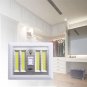 Battery Powered 4 COB LED Night Light Wall Switch Self Stick Closet 6000K White