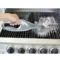 BBQ Grill Cleaner Wire Brush Barbecue Handle Cleaning Tools Gray