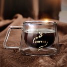 The office of transparent fashion grams mugs glass heat-resistant borosilicate