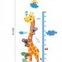 Kids hoogte grafiek muursticker interieur giraf hoogte heerser decoratie kamer