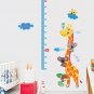 Kids hoogte grafiek muursticker interieur giraf hoogte heerser decoratie kamer