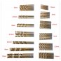 99pcs/Set Twist Drill Bit Set Saw Set HSS High Steel Titanium Coated Drill Woodw