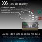 X6 3quot Hud Head Up Display OBD2 Vehicle Speedometer Over Speed Alarm