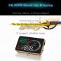 X6 3quot Hud Head Up Display OBD2 Vehicle Speedometer Over Speed Alarm