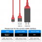 2m HD 1080P 8 Pin to HDMI Cable HDTV AV Adapter Plug and Play for iphone 7 7plus