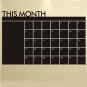 1PC Monthly chalkboard Chalk Board Blackboard Removable Wall Sticker Month