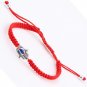 2x Braided Lucky Red Rope KABALLAH Blue Eye Charm Shambala Israeli Bracelets