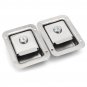 2Pcs Stainless Steel Paddle Door Lock Handle Truck Box Trailer Latch With Key