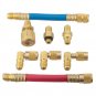 Car A/C Air Conditioner Refrigeration R134A R12 Converting Adapter Hose Kit