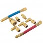 Car A/C Air Conditioner Refrigeration R134A R12 Converting Adapter Hose Kit