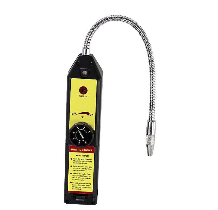 Gas detector gas leak detector Freon gas analyzer CFC HFC Halogen Gas Refrigeran