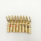 12pcs Nakamichi Brass Gold plated and Silver Plated Y Spade Speake