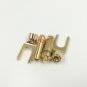 12pcs Nakamichi Brass Gold plated and Silver Plated Y Spade Speake