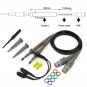 2pcs P6100 BNC Oscilloscope Probe kit 100MHz 1X 10X Mayitr High Precision Scope
