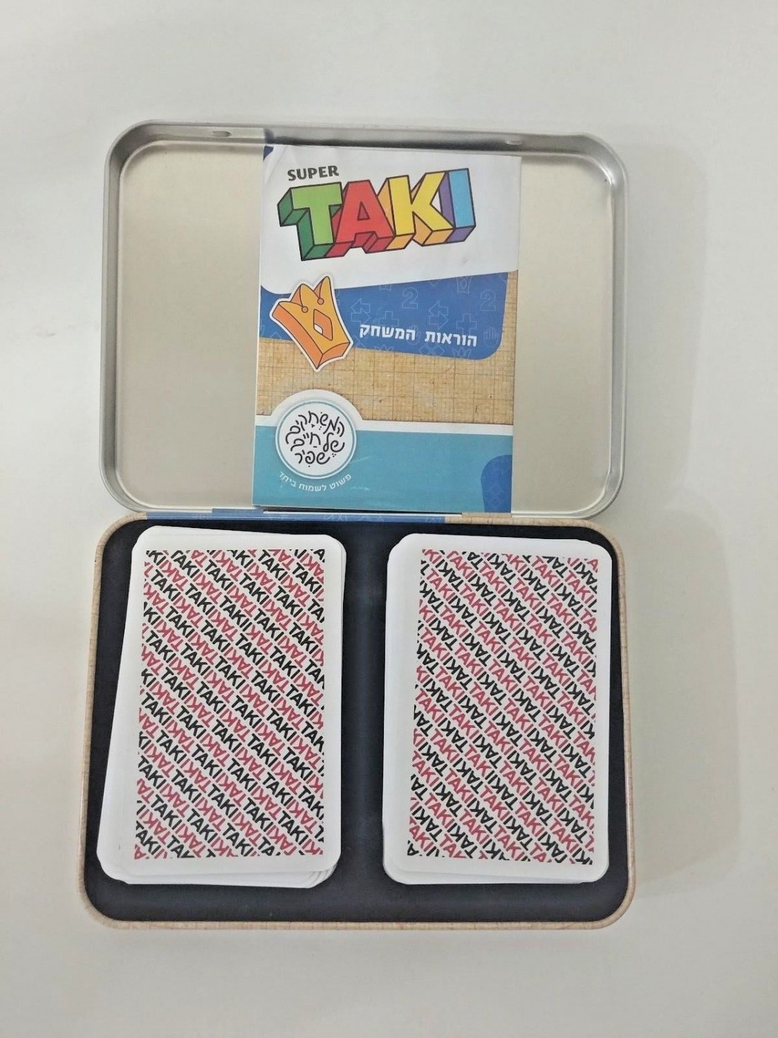 Taki Card Game Original Metal Box Most Popular Israel Game Family Games
