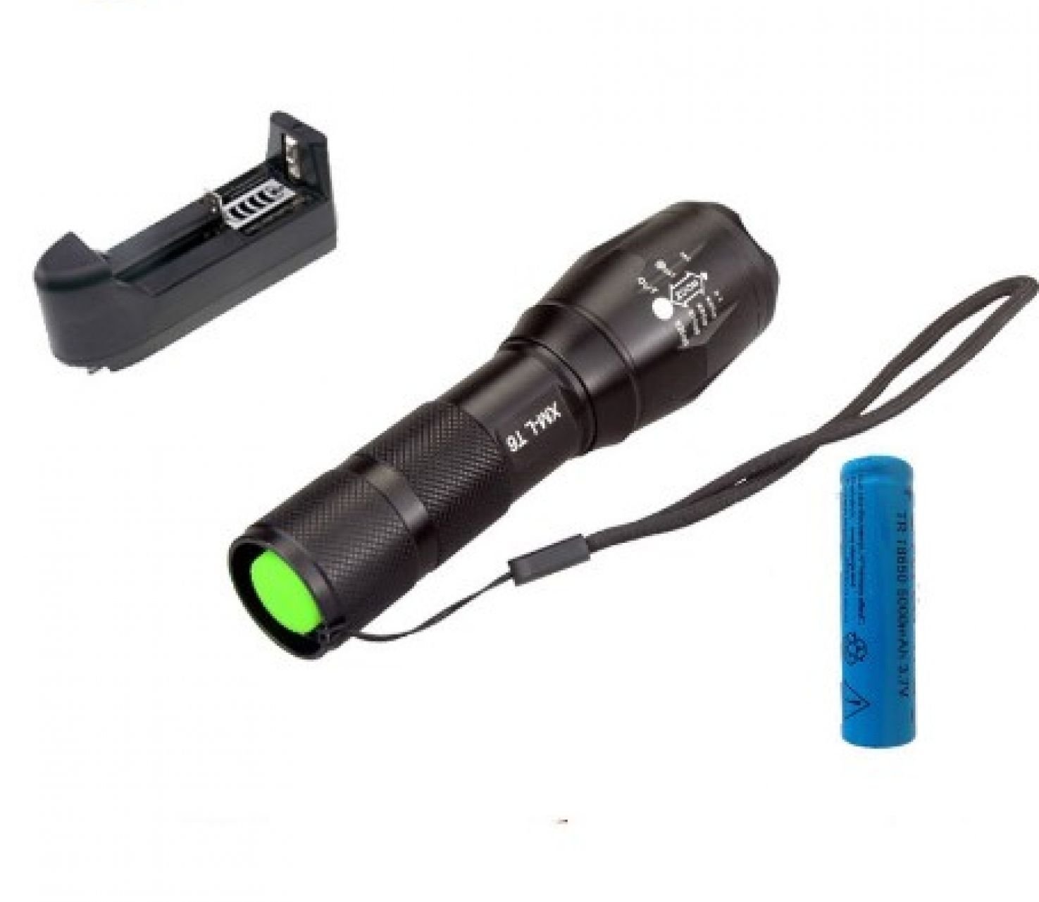 4000 Lumens Military Grade Tactical Flashlight LED Torch Zoom Lumify X9 18650