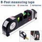 Pro Measuring Tape tools Infrared Laser Level Ruler Horizontal Vertical Cross