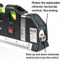 Pro Measuring Tape tools Infrared Laser Level Ruler Horizontal Vertical Cross