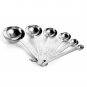 6 Pieces Stainless Steel Measuring Spoons Set Teaspoons Kitchen Cooking Baking