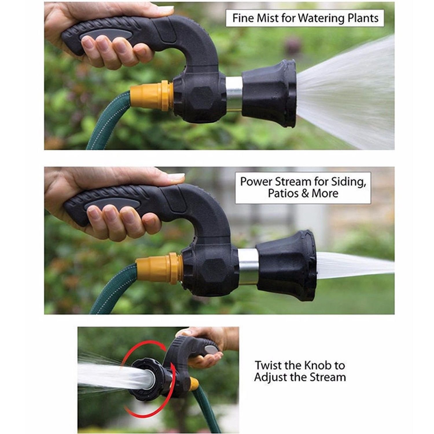 Wash Cleaning Easy High Presure Water Nozzle For Car Garden House Clean