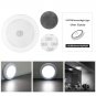 Magnetic Infrared IR Bright Motion Sensor Activated LED Wall Lights Night Light