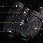 Binocular Prism Waterproof 12x 25 HD Binocular 83m/1000m Clear Vision Telescope