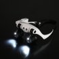 Head Wearing Magnifier eye glasses loupe LED Jeweler Watch Clock Repair magnify